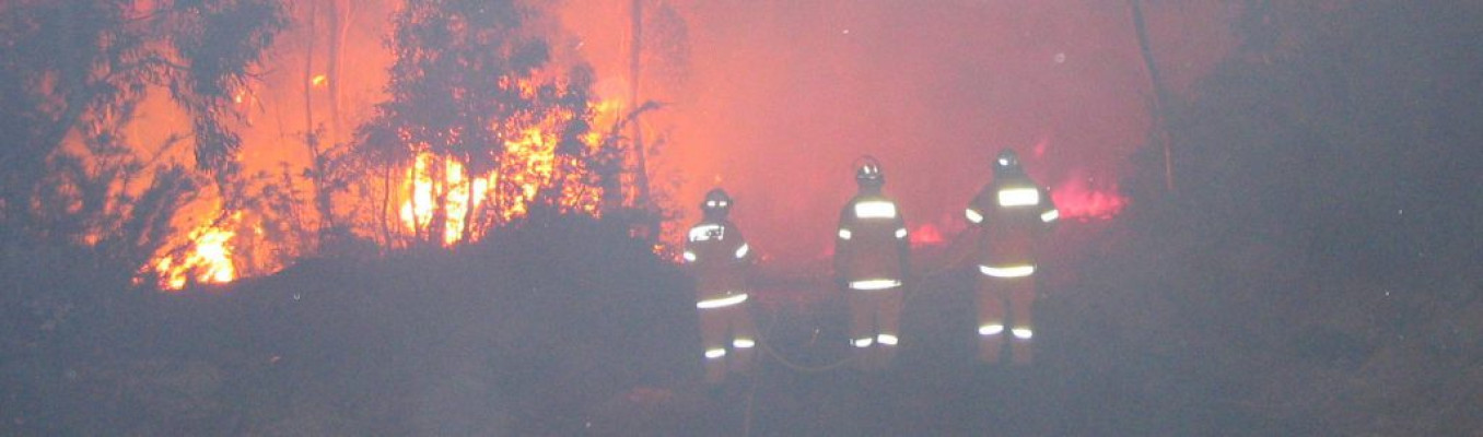 Fire fighting at night provides the opportunity to back-burn to stop or limit fire spread.